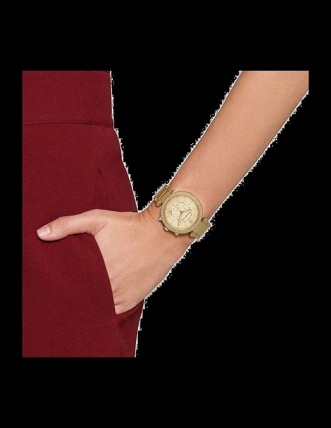 Montre Michael Kors MK5354 femme verso boîtier or
