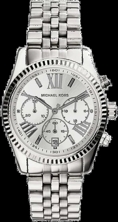 Montre Michael Kors Lexington MK5555 Chronographe en Acier Argenté
