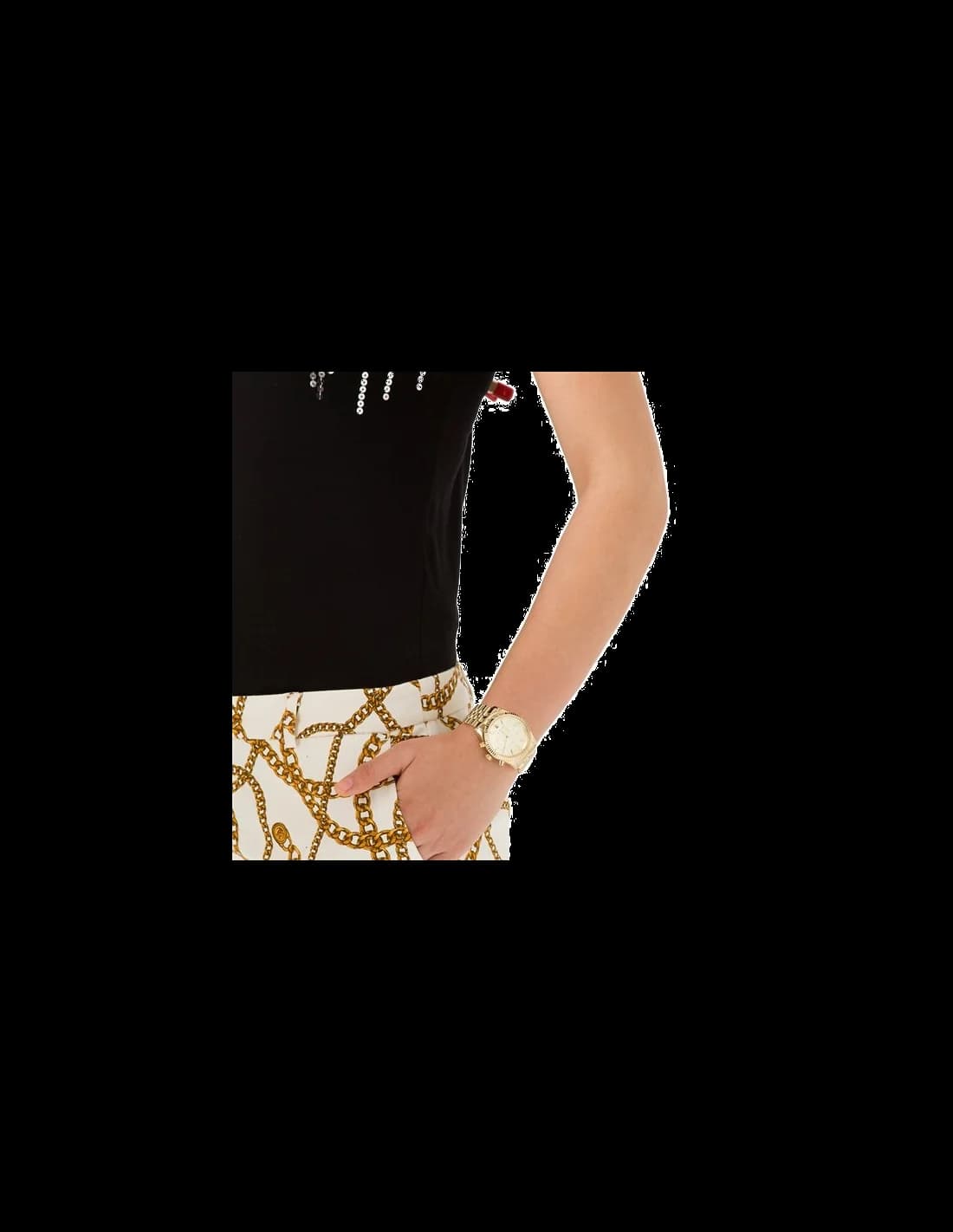 Montre Michael Kors MK5556 verso boîtier acier inoxydable doré fermeture