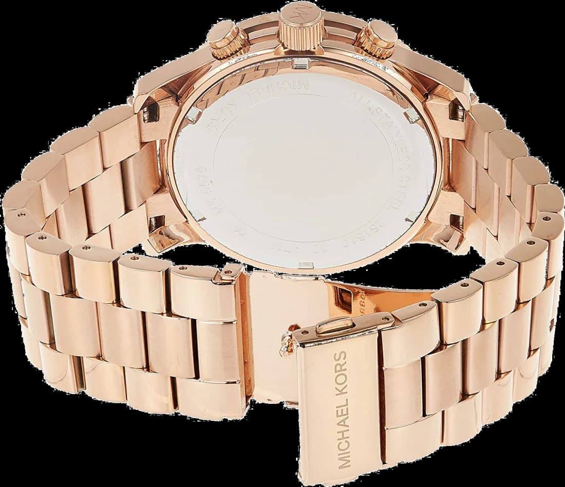 Montre Michael Kors MK5576 femme détail cadran or rose