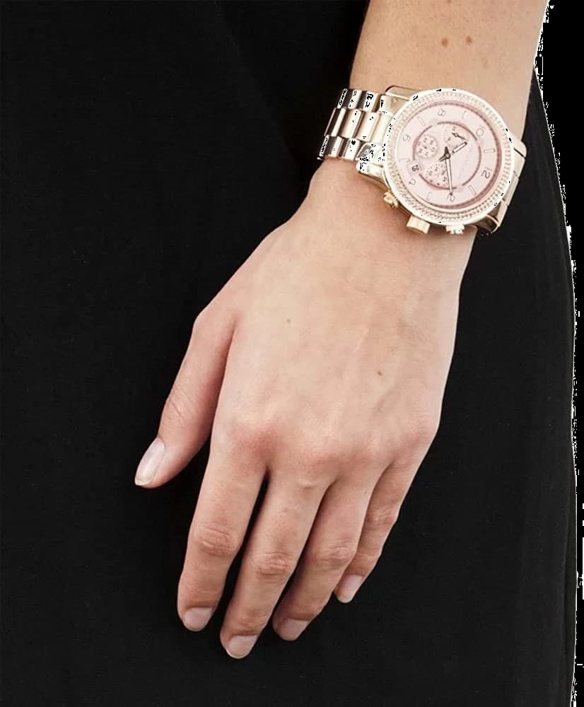 Montre Michael Kors MK5576 femme verso boîtier or rose