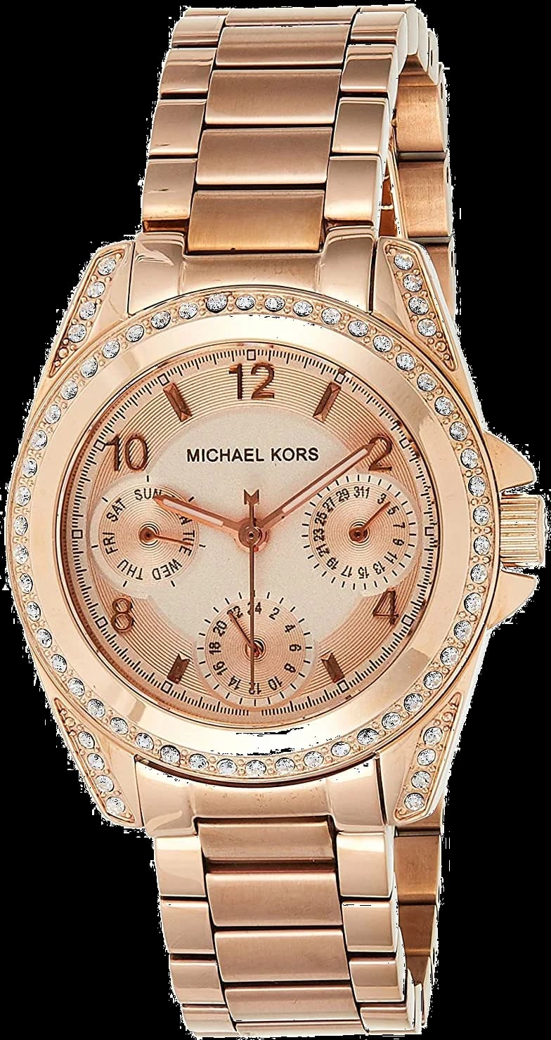 Montre Michael Kors MK5613 femme détail cadran or rose