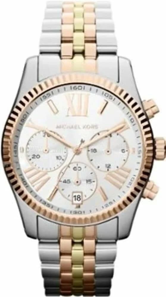 Montre Michael Kors MK5614 femme détail cadran marron