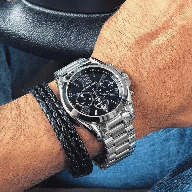 Montre Michael Kors MK5705 unisexe verso boîtier argent