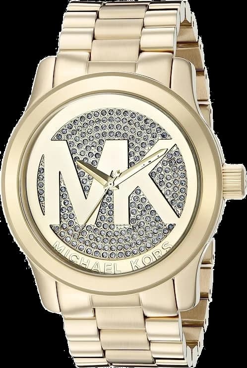 Montre Michael Kors Runway MK5706 Cadran avec logo MK incrusté de brillants