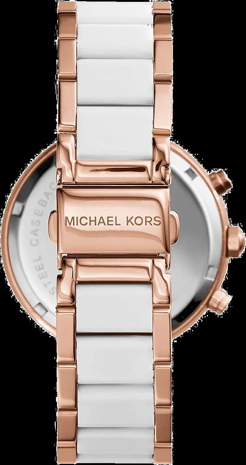 Montre Michael Kors MK5774 femme détail cadran blanc
