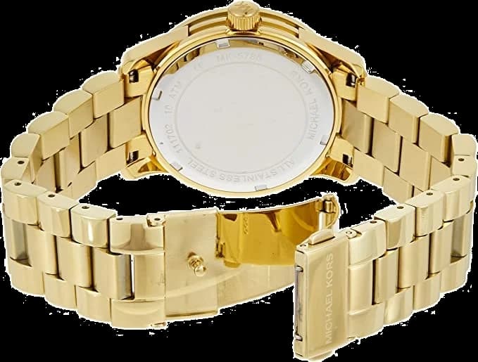 Montre Michael Kors MK5786 femme détail cadran doré