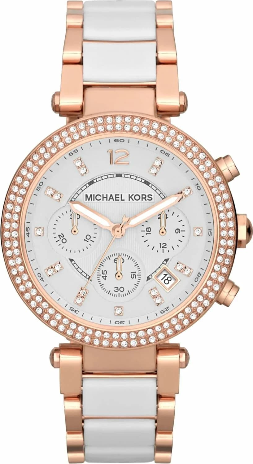 Montre Michael Kors MK5814 femme détail cadran bleu