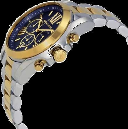 Montre Michael Kors MK5976 femme détail cadran bleu