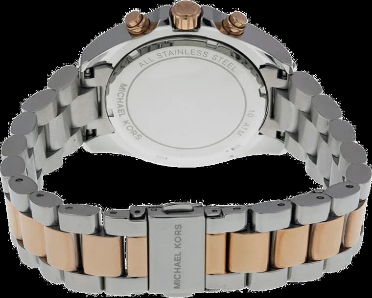 Montre Michael Kors MK6074 femme détail cadran bleu