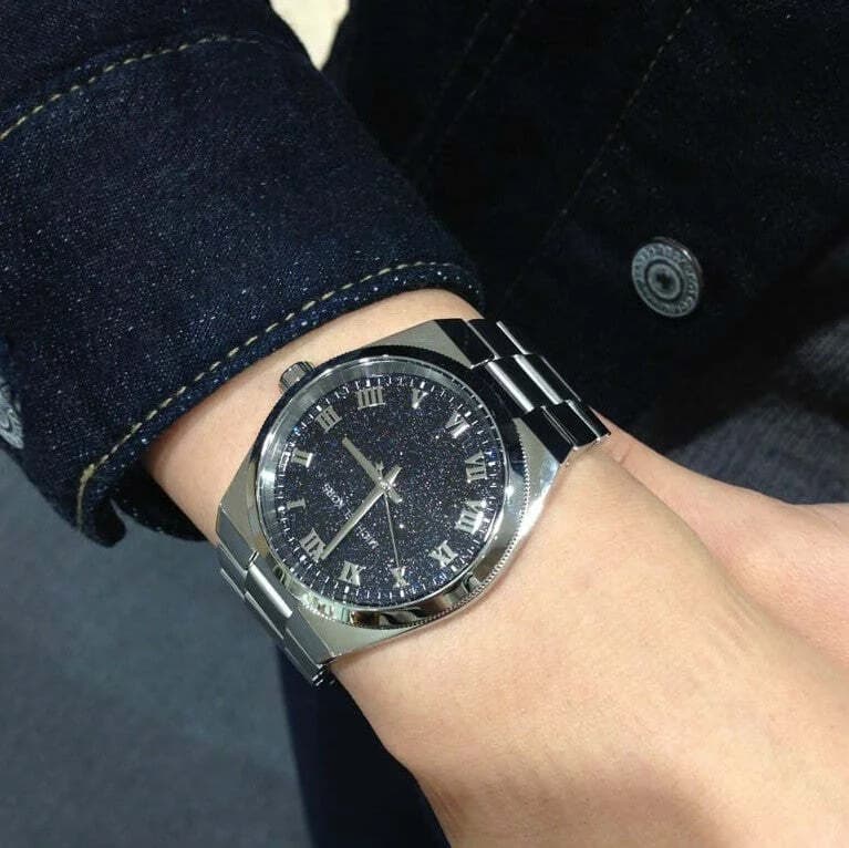 Montre Michael Kors MK6113 femme détail cadran bleu