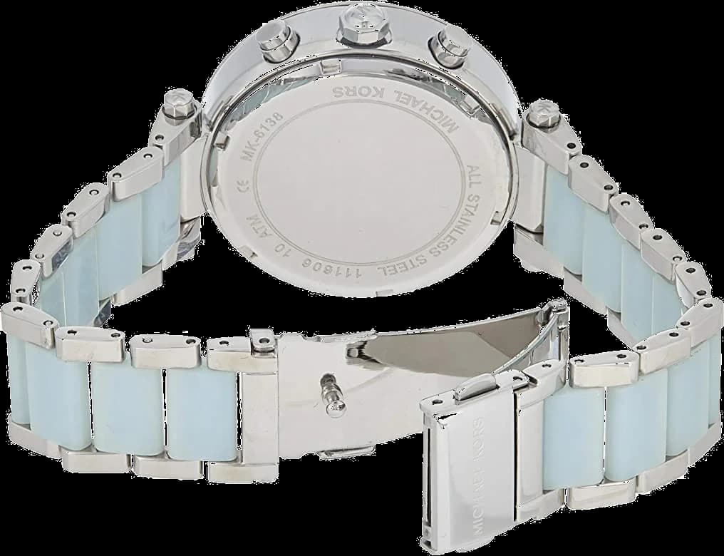 Montre Michael Kors MK6138 femme verso boîtier argent
