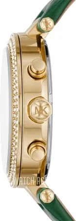Montre Michael Kors MK6985 femme détail cadran vert