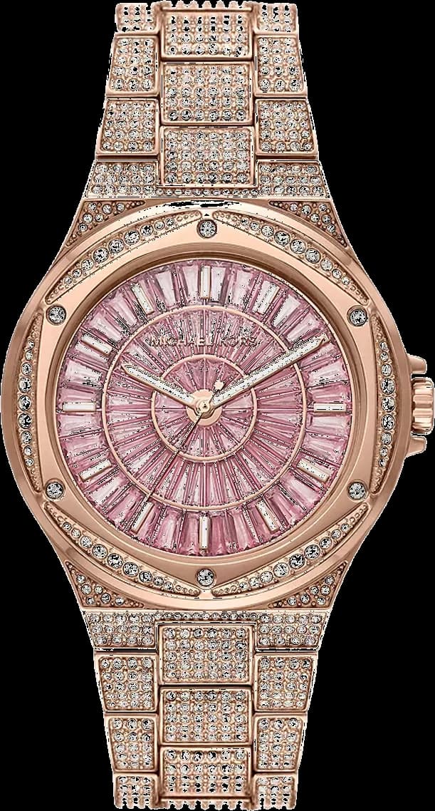 Montre Michael Kors Lennox MK6992 cadran pavé de cristaux bracelet acier inoxydable pavé
