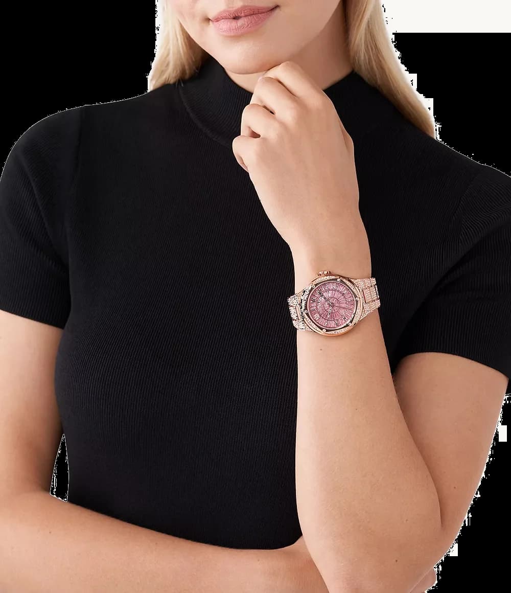 Montre Michael Kors MK6992 femme verso boîtier or rose