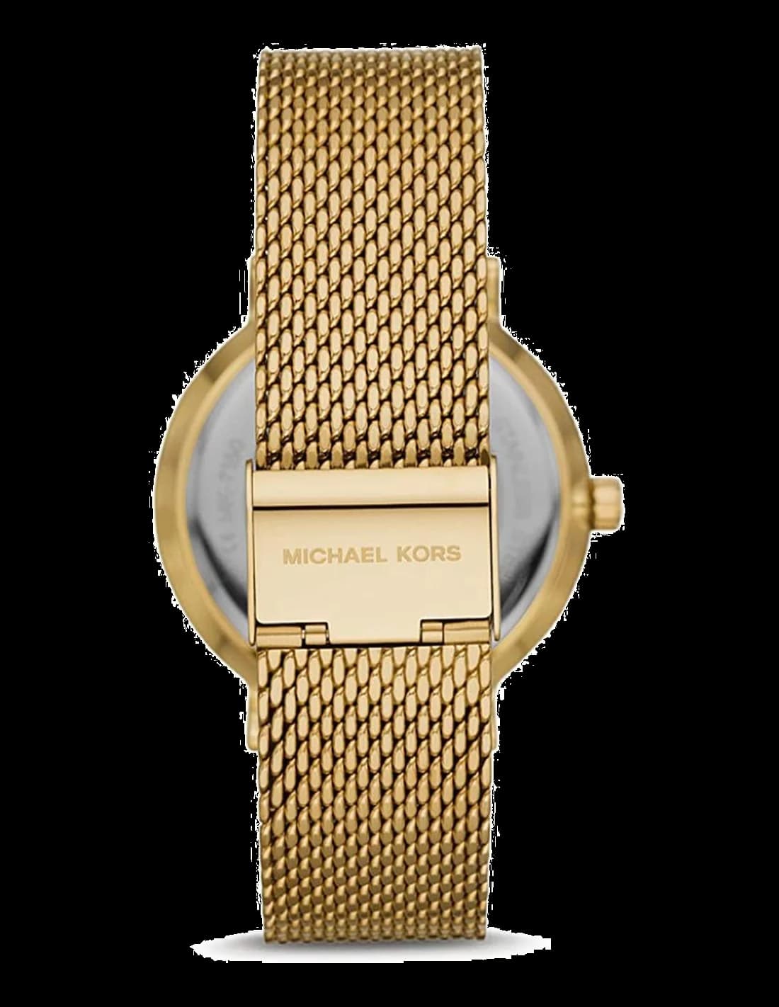 Montre Michael Kors MK7150 Auden profil bracelet maille milanaise or 20mm