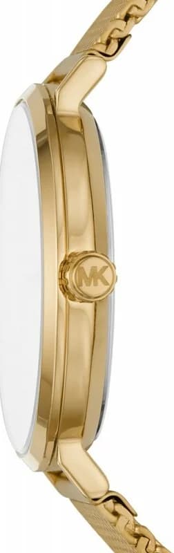 Montre Michael Kors MK7150 Auden gros plan cadran blanc analogique rond 42mm