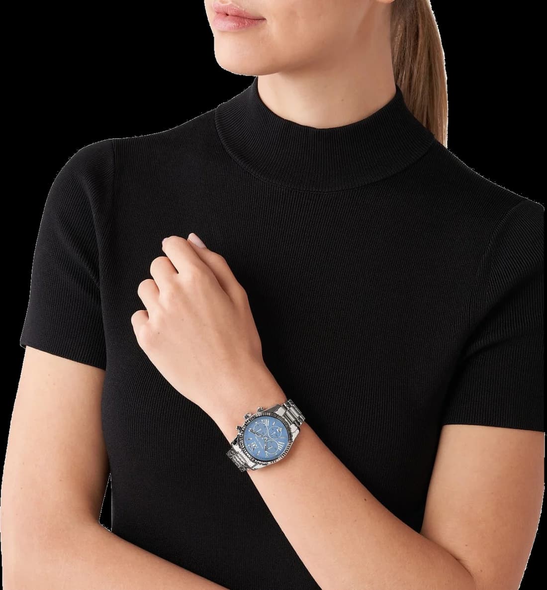 Montre Michael Kors MK7215 femme verso boîtier argent