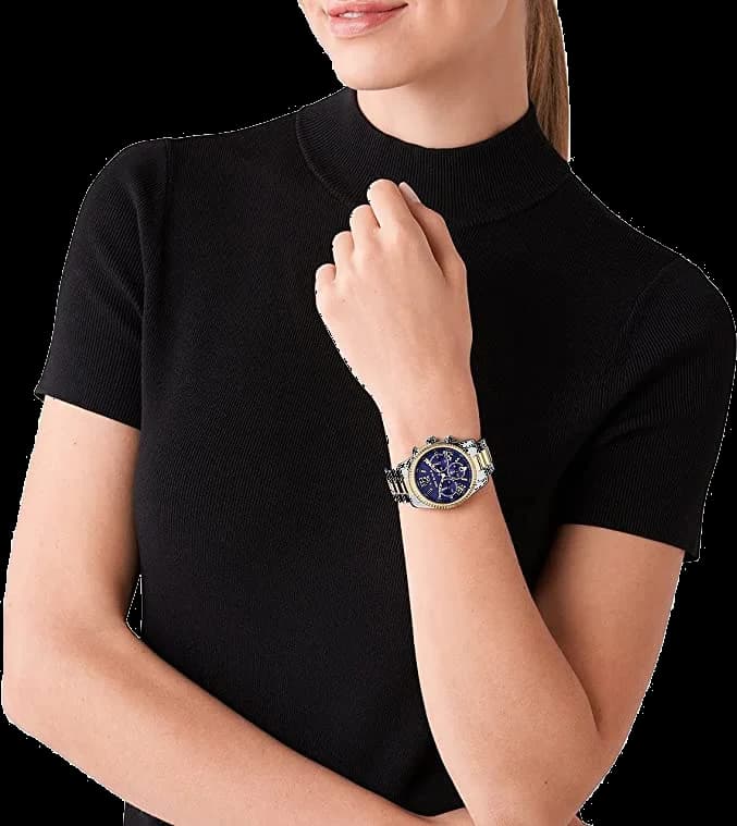 Montre Michael Kors MK7218 verso boîtier argent quartz 36mm