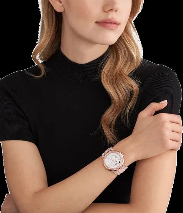 Montre Michael Kors MK7334 femme verso boîtier or rose