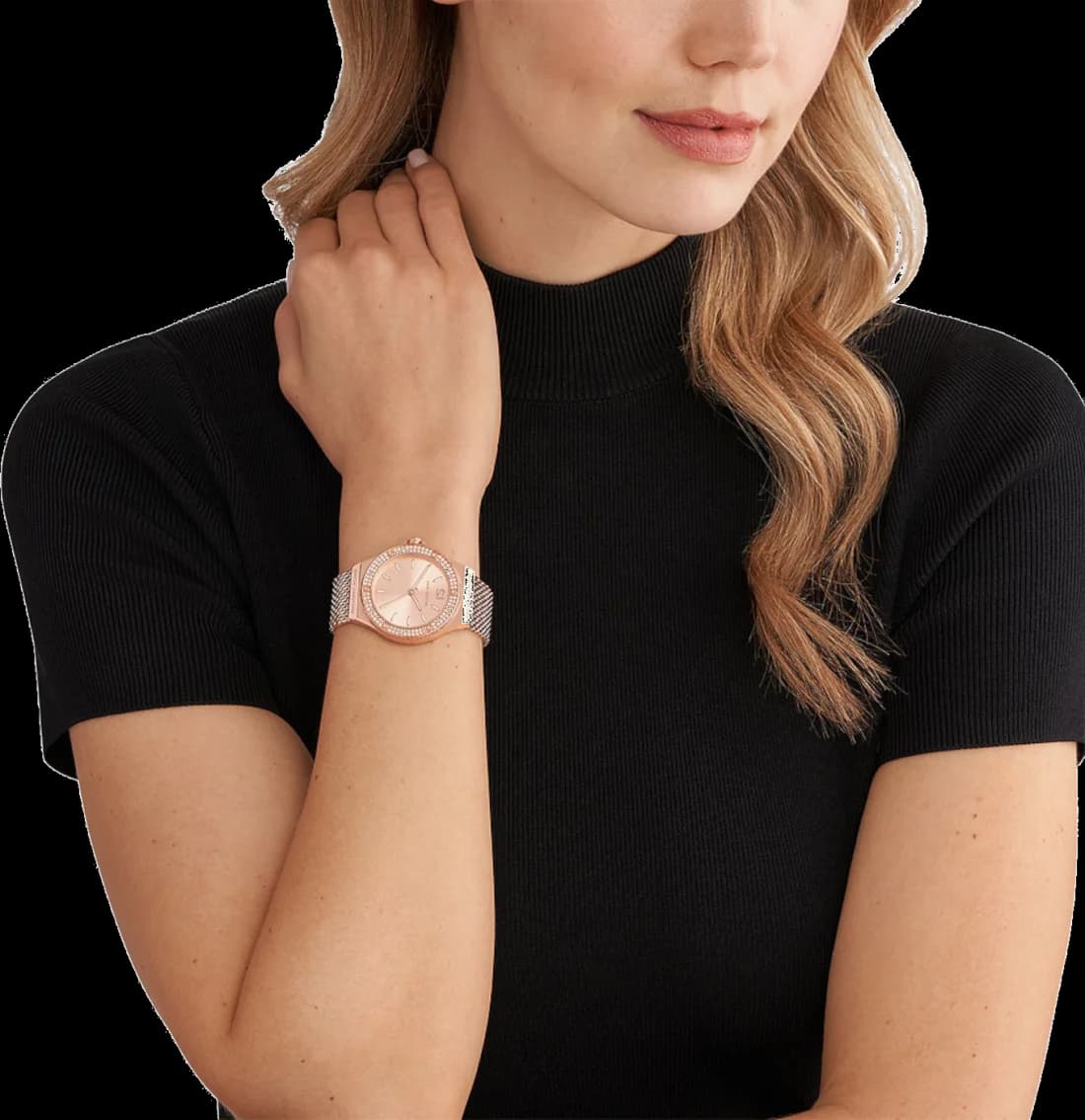 Montre Michael Kors MK7336 femme verso boîtier or rose