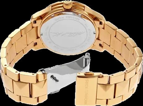 Montre Michael Kors MK7389 cadran marron index bâtons 38mm analogique quartz