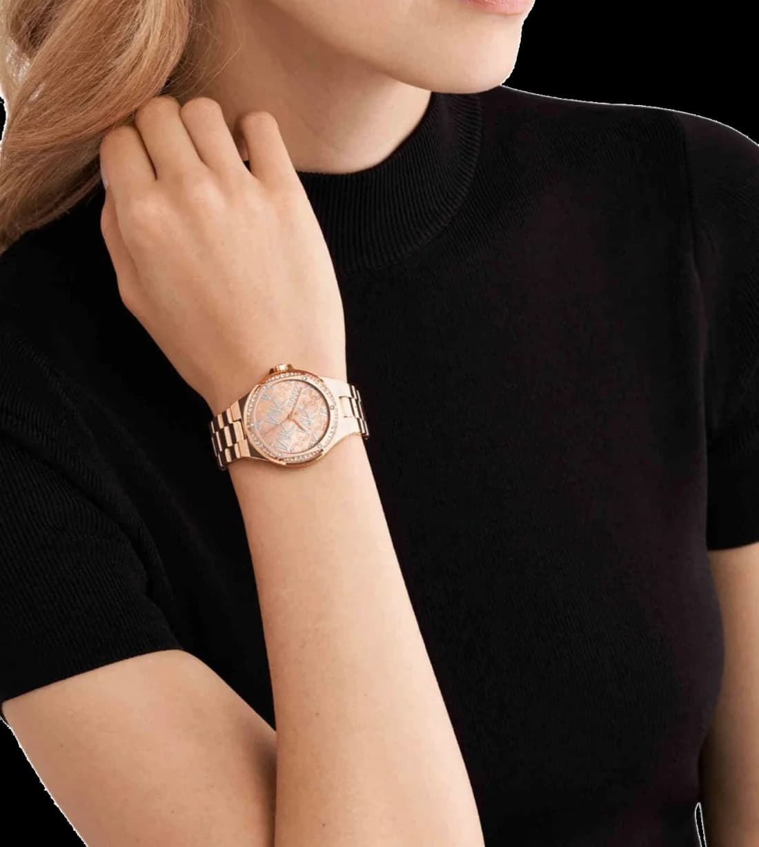 Montre Michael Kors MK7405 femme verso boîtier or rose