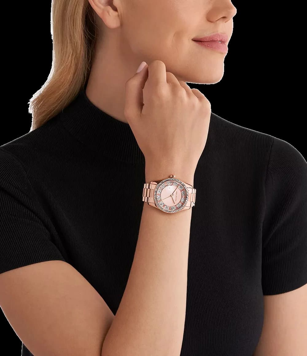 Montre Michael Kors MK7444 femme verso boîtier or rose