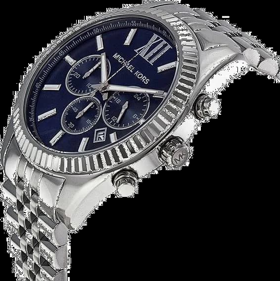 Montre Michael Kors MK8280 profil bracelet argent boucle déployante