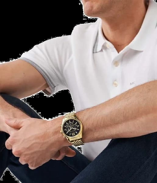 Montre Michael Kors MK8286 verso boîtier acier inoxydable doré 13mm