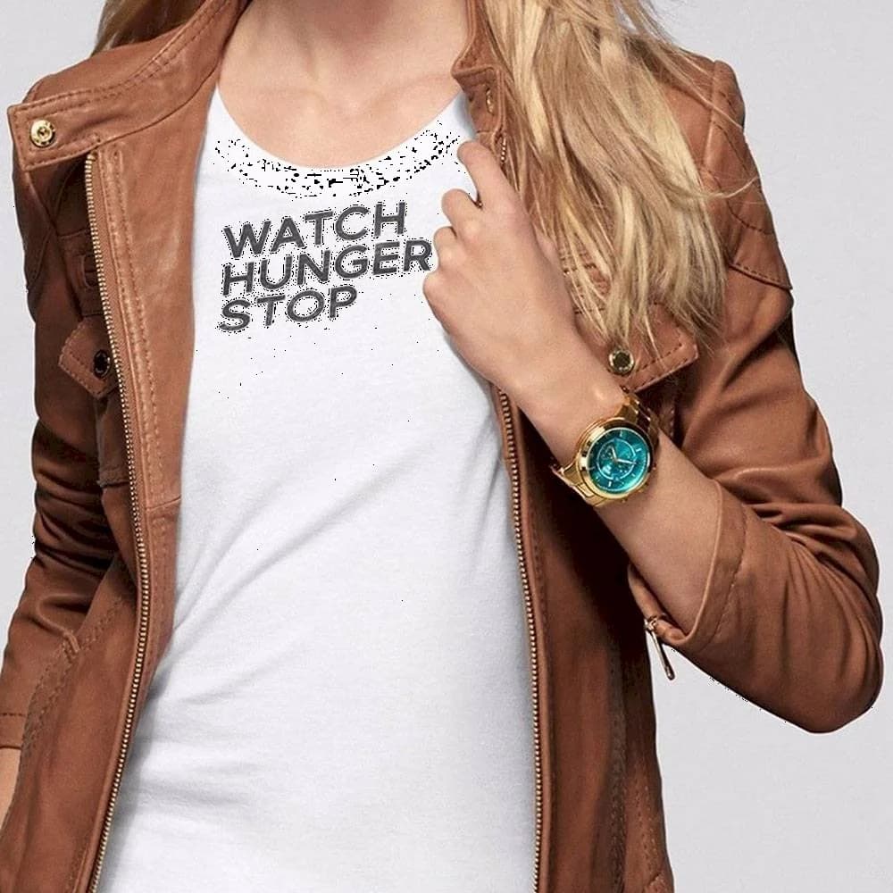 Montre Michael Kors MK8315 femme détail cadran turquoise
