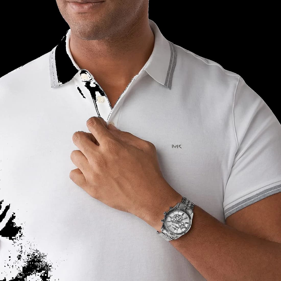 Montre Michael Kors MK8405 Chronomètre Sport en Acier Argenté vue 4