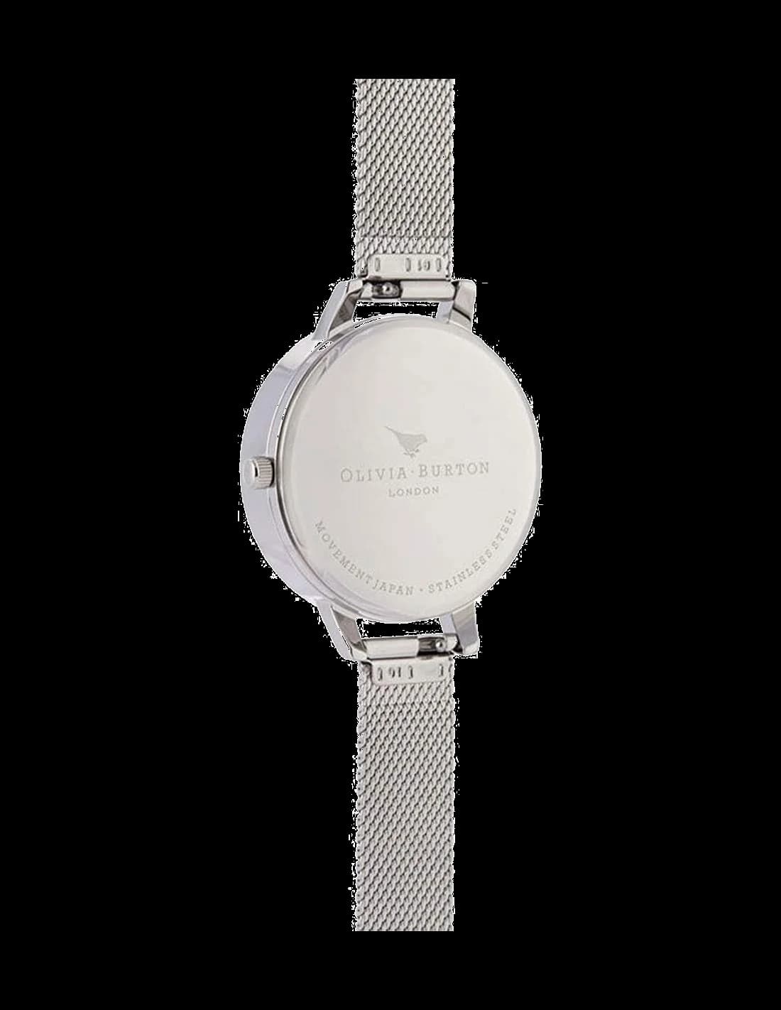 Montre Olivia Burton OB16BF18 femme détail cadran bleu