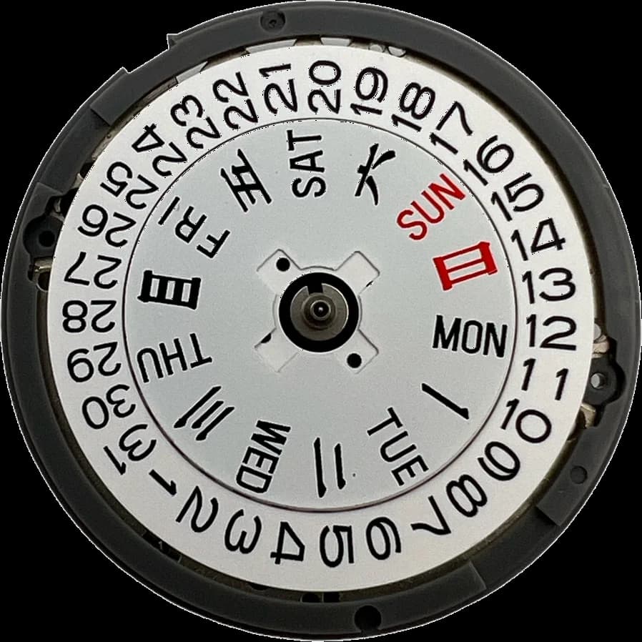 Mouvement automatique Seiko 4R36 / 4R36A avec fonction date
