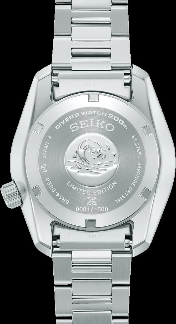 Seiko SPB439J1 bracelet acier inoxydable boucle déployante profil latéral