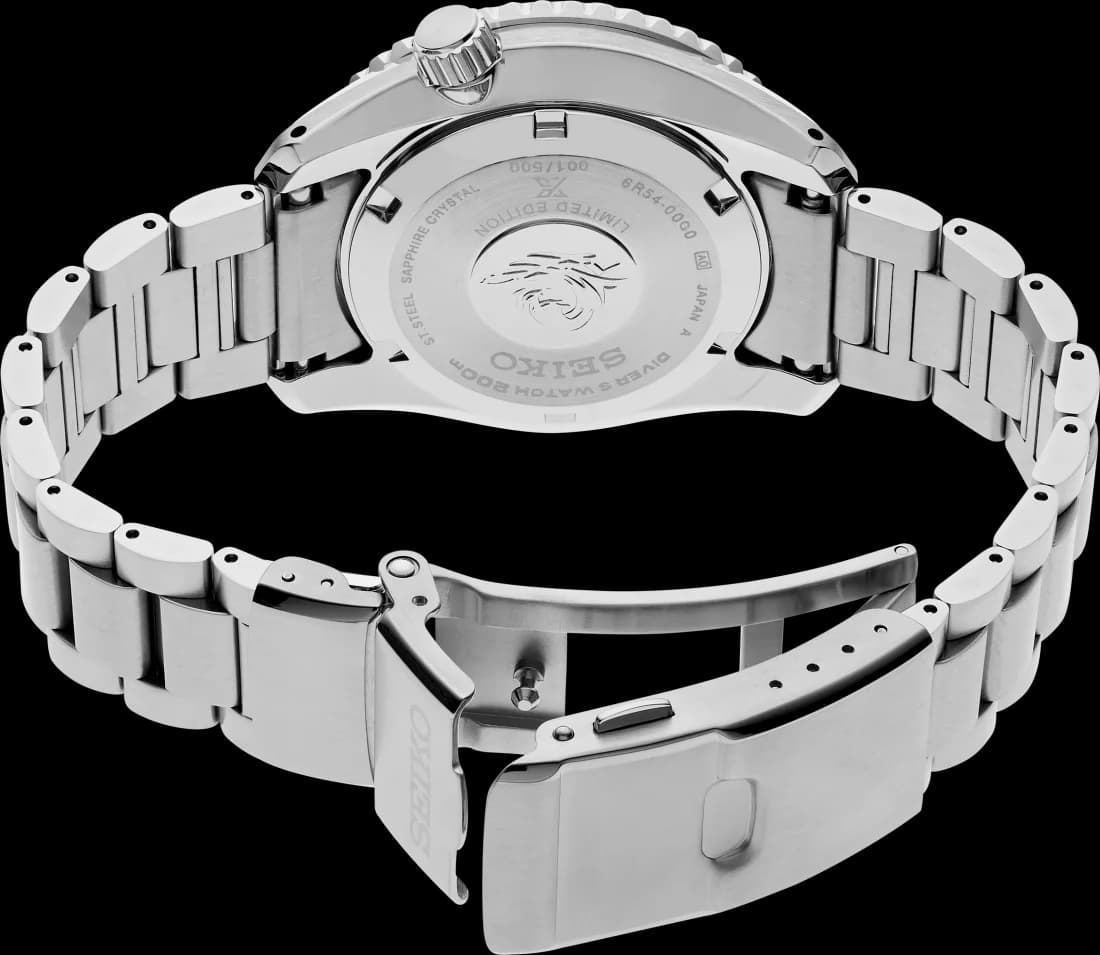 Montre Seiko SPB475 homme détail cadran bleu