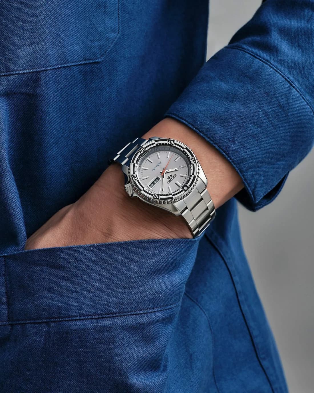Boîtier Seiko SRPK09K1 acier inoxydable verso fermeture boucle