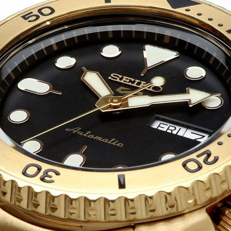 Montre Homme Seiko SRPK18 Automatique Acier Cadran Noir vue 2