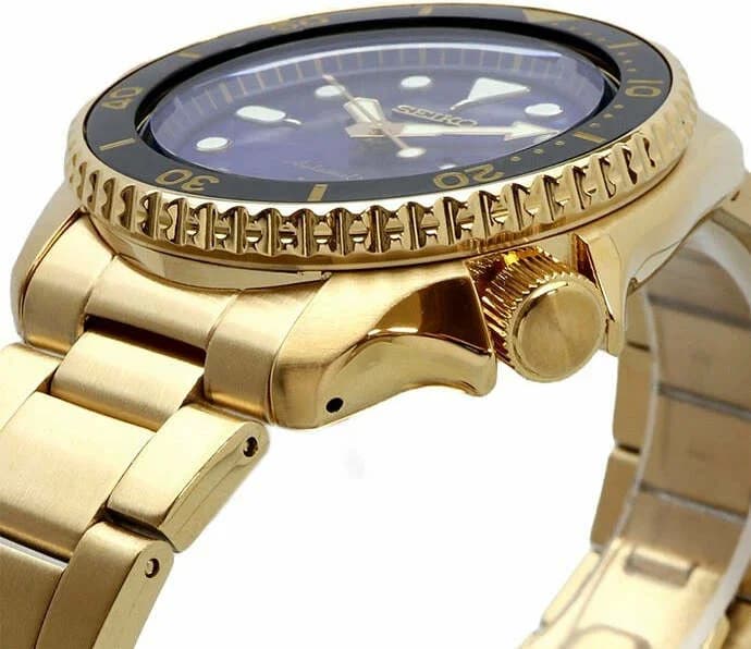 Seiko SRPK20 Sports profil bracelet acier inoxydable boucle déployante or