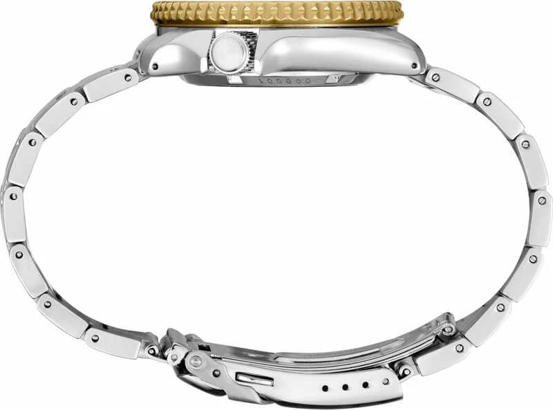 Montre Seiko SRPK24 homme détail cadran marron