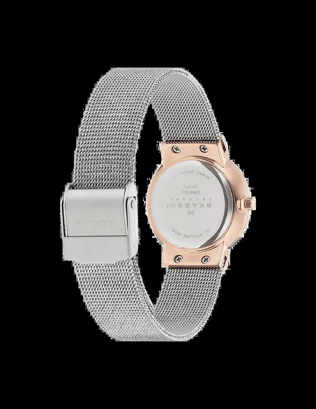 Montre Skagen 358SRSC femme verso boîtier