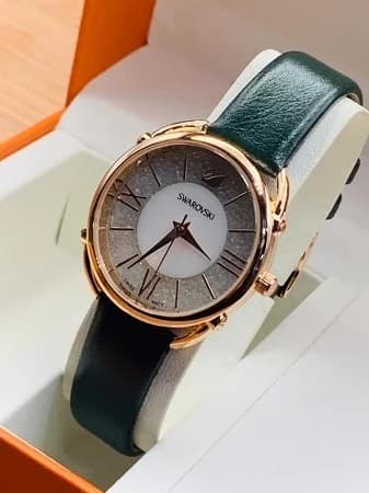 Montre Swarovski 5213681 femme détail cadran gris