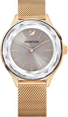 Montre Swarovski 5451634 Octea Nova en Acier Rose et Maille Milanaise