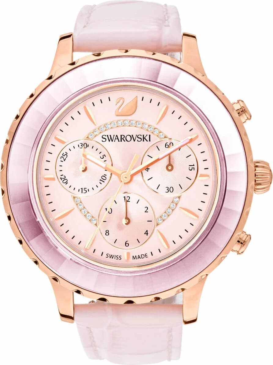 Montre Swarovski 5452501 femme détail cadran rose