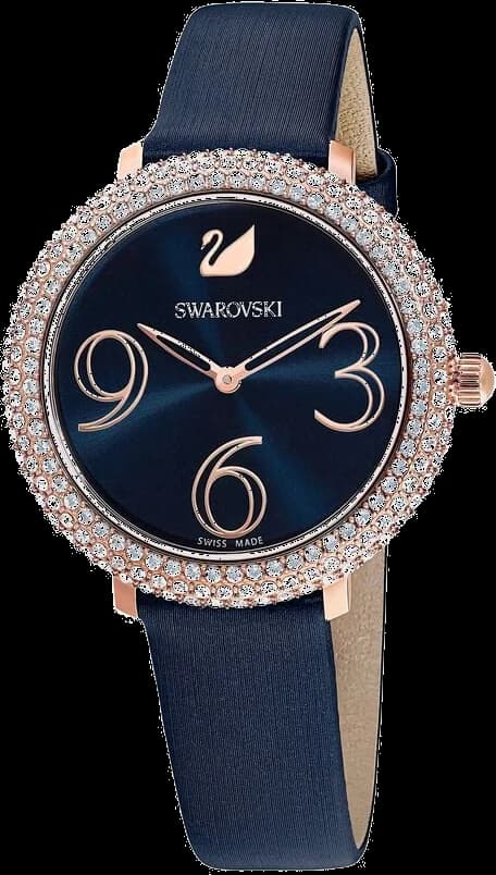 Montre Swarovski 5484061 femme détail cadran bleu