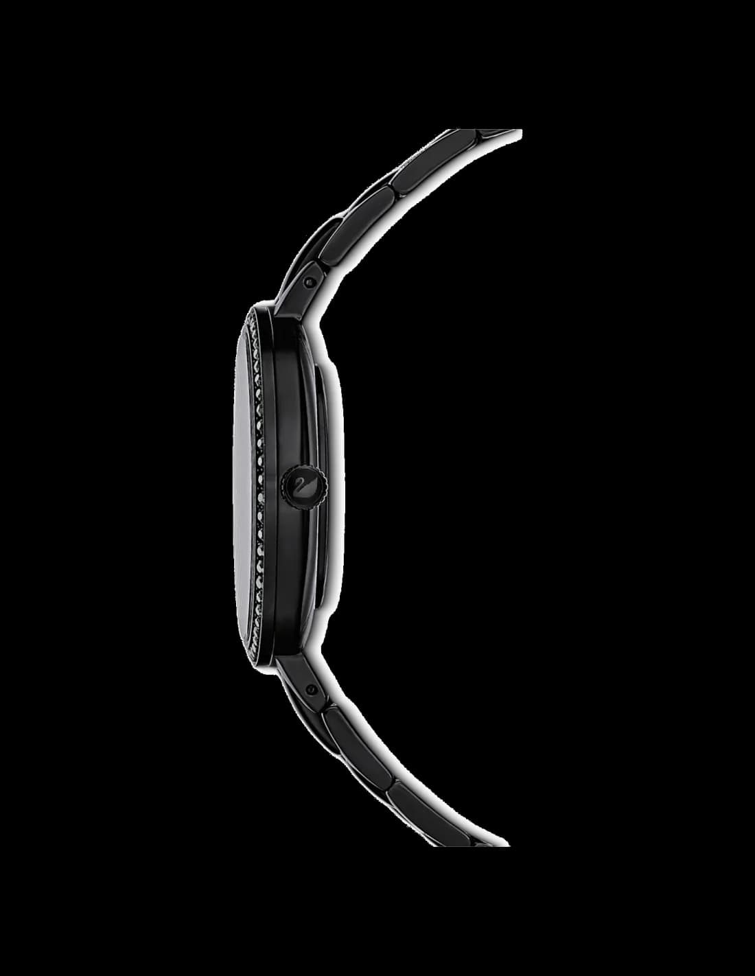 Montre Swarovski 5547646 femme détail cadran noir