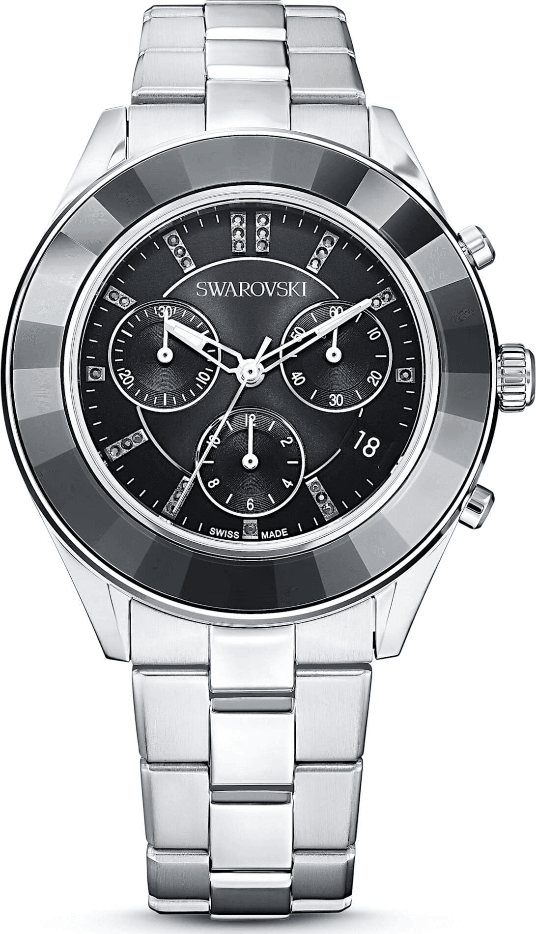 Swarovski 5610520 [montre analogique avec bracelet en cuir] — Montres Outlet