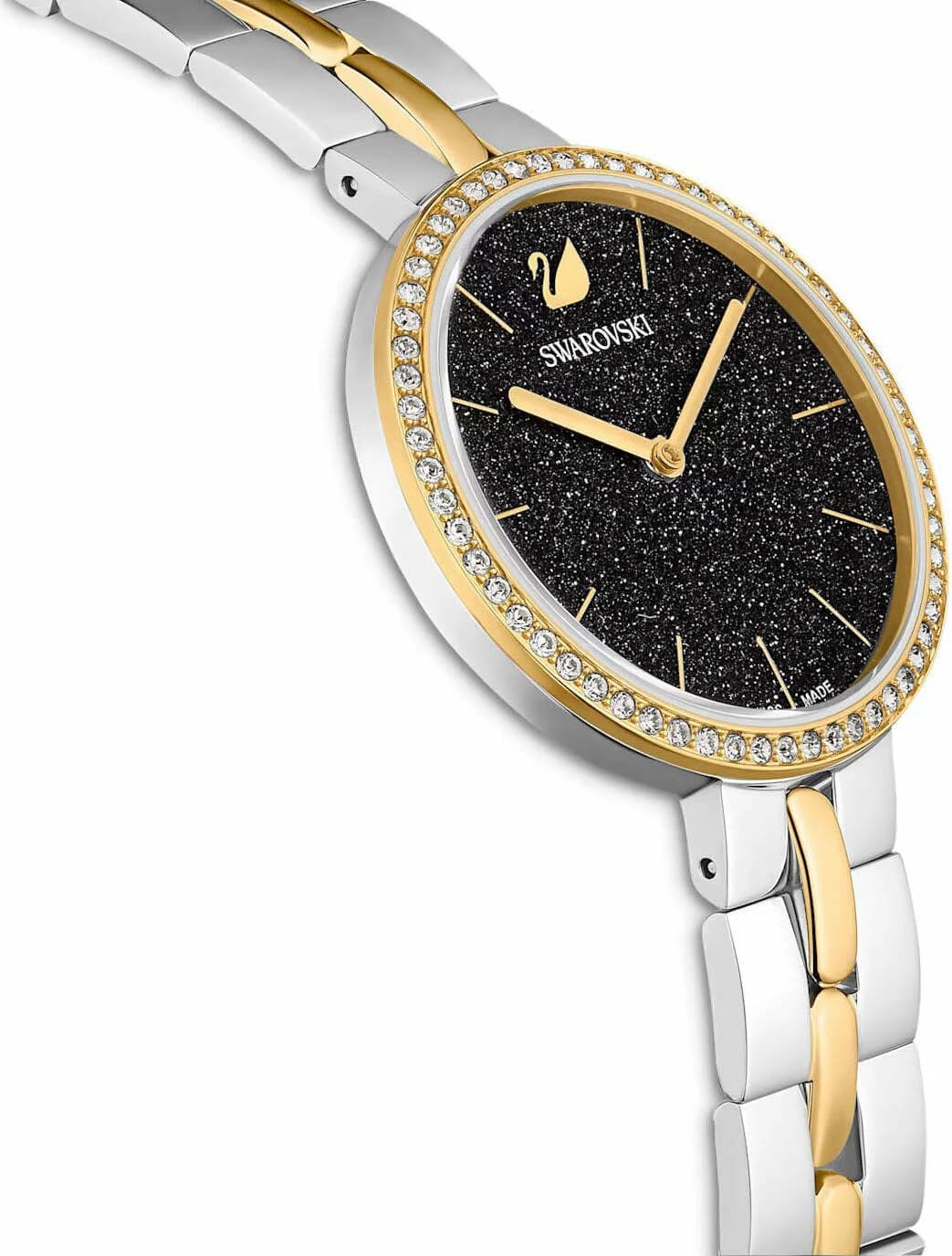 Montre Swarovski 5644072 femme verso boîtier bicolore