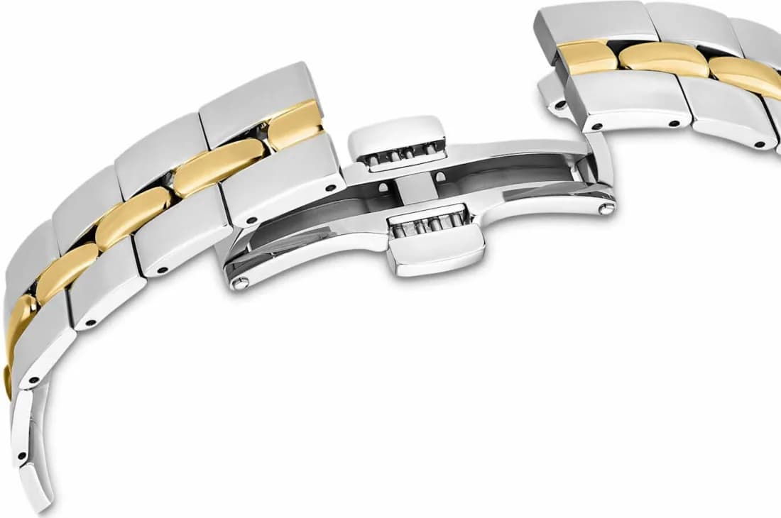 Montre Swarovski 5644072 femme détail bracelet acier inoxydable