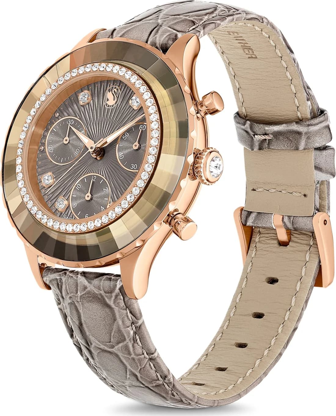 Montre Swarovski 5671153 femme verso boîtier or rose
